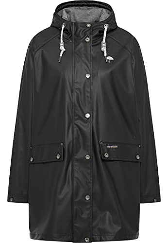 Schmuddelwedda Oversize płaszcz przeciwdeszczowy damski 34318580, czarny, XS/S