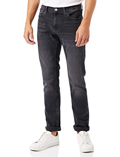 Spodnie męskie Tommy Jeans, Czarny dżins, 32W / 34L
