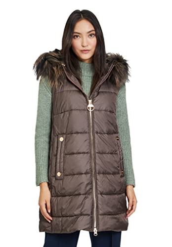 Betty Barclay Damska kamizelka 7384/1546 wata, brązowa, 38 (DE)