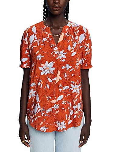 ESPRIT Damska bluzka 033EE1F321, 873/CORAL ORANGE 4, XS, 873 / Coral Orange 4, XS