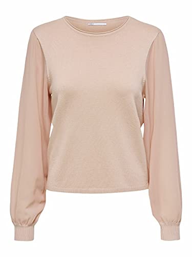 Only Onlofelia L/S Sweter Knt Damski Sweter, Rose Smoke., XS