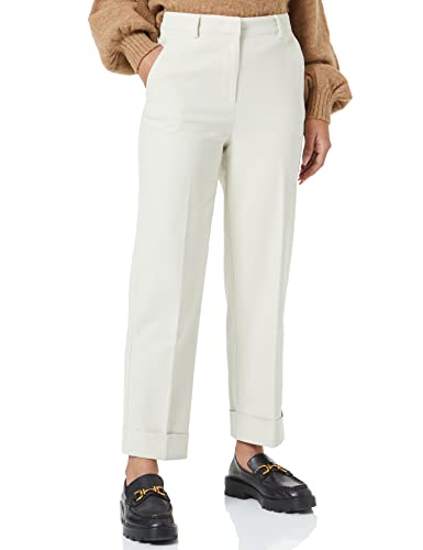 Sisley Spodnie damskie, Kremowa biel 0l8, 32