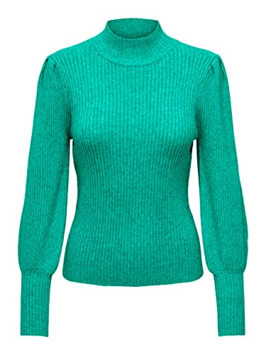 ONLY Damski sweter Onlkatia L/S Highneck KNT Noos, Marine Green/Szczegóły: melanż, XXL