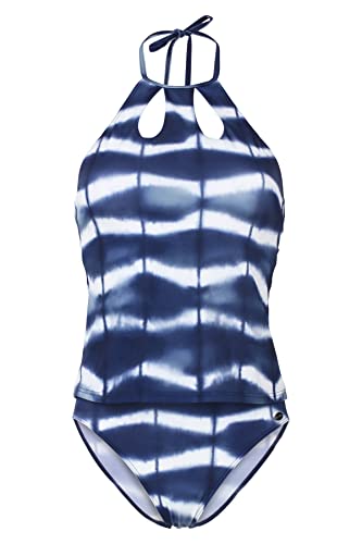 Fashy Damski strój kąpielowy tankini, niebieski, 42 B, niebieski, 42 B