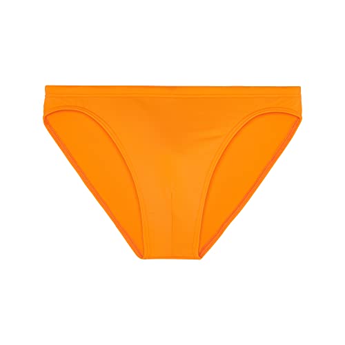 WUKX Micro Sea Life Swim Briefs, pomarańczowe, S męskie, Kolor: pomarańczowy, S
