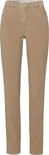 BRAX Damskie spodnie Style Mary Structure Velvet Hose, wielbłąd, 44