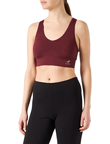 ENERGETICS damski biustonosz sportowy, czerwone wino, L