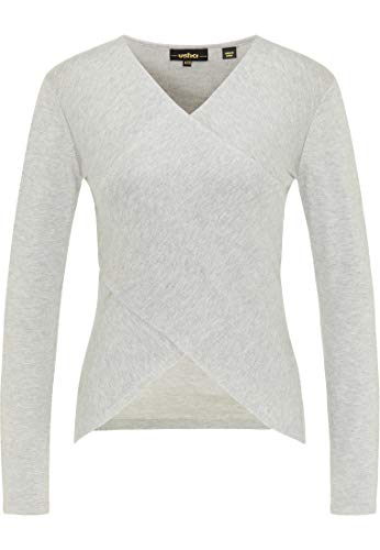 usha BLACK LABEL Sweter damski 15310563, szary, XL