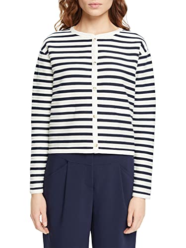 ESPRIT Kardigan w paski, grantowy, XL