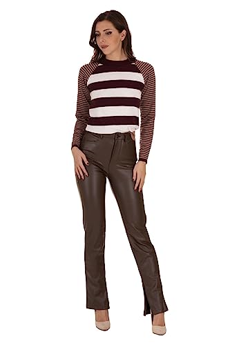 Guess Damskie spodnie Caroline, brązowy, M