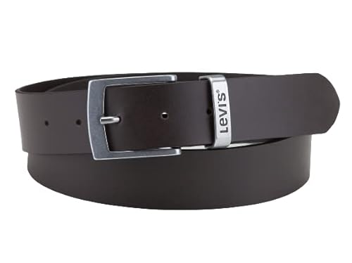 Levi's Męski pasek Hebron, Dark Brown, 120