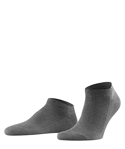 FALKE Mężczyźni Skarpety do trampek Family M SN Zrównoważona Bawełna krótkie jednokolorowe 1 Para, Szary (Light Grey Melange 3390), 47-50