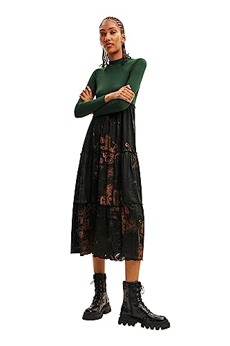 Desigual Vest_Lena sukienka damska, zielony, M