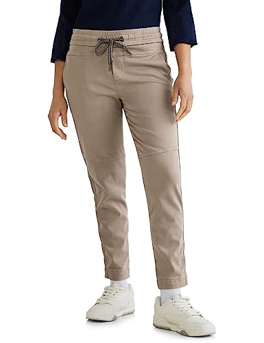 Street One damskie spodnie do biegania, Smooth Sand, 34W / 28L