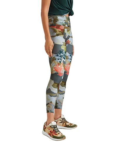 Desigual Damskie legginsy jan, zielony, M