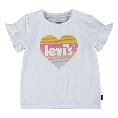 Levi's Kids Koszulka dziewczęca Lvg z krótkim rękawem z trzepaczką, Plasterek ananasa, 3 Lata