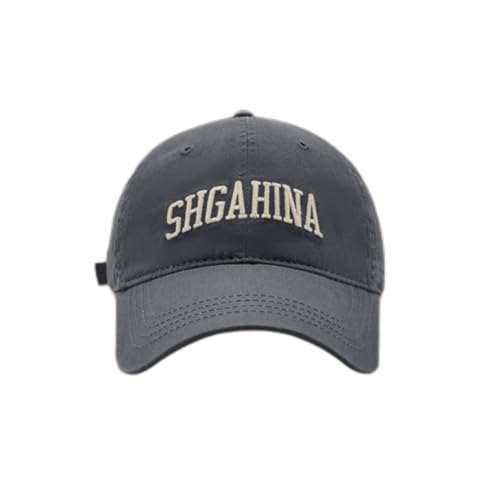 Clotth Głęboko u góry, z szerokim rondem, czapka z daszkiem, dla par, twarz All-Match z małą osłoną przeciwsłoneczną, 367-szary, jeden rozmiar