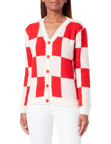 Sookie Kardigan damski 12425457-SO01, czerwony, M/L, czerwony, M-L