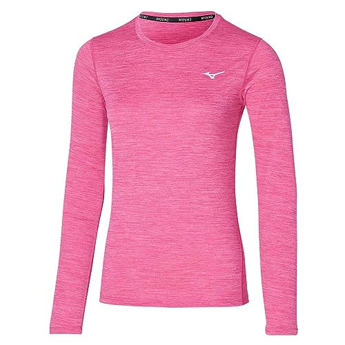 Mizuno Damska koszulka Impulse Core Ls, Sangria Sunset, M