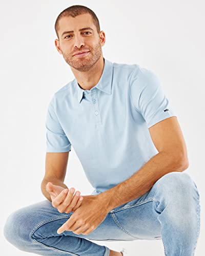Mexx Męska koszulka polo, jasnoniebieski, L