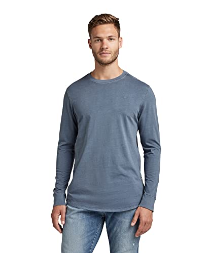 G-STAR RAW Męski t-shirt Lash, Niebieski (Fantem Blue Gd D16397-2653-d147), XS