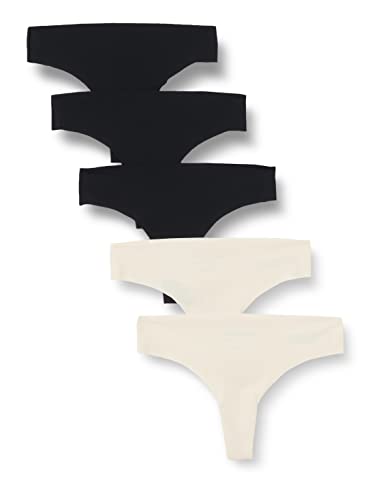 VERO MODA stringi damskie, brzoza/opakowanie: 3black/2birch, L