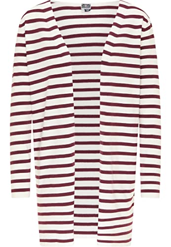 acalmar Damski kardigan 39518344-AC01, wełniany biały czerwony, XL/XXL, Wełna biała, czerwona, XL-XXL