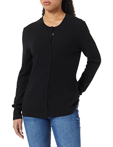 Sisley Damski sweter L/S 102HM5237 Cardigan Sweater, czarny 700, S