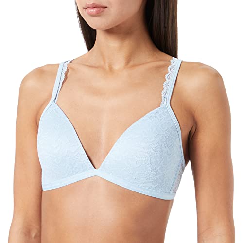 Calvin Klein Biustonosz trójkątny dla dorosłych z lekką wyściółką, Palest Blue, XS