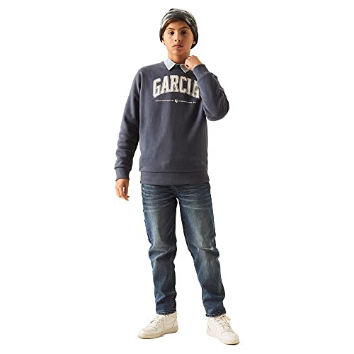 Garcia Kids Sweater Bluza dziecięca, Blue Depth, 128-134