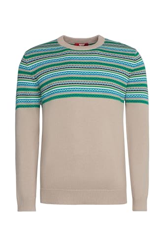 ESPRIT Sweter męski, 055/Ice, XL