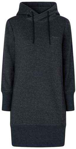 Pepe Jeans Damska sukienka dresowa Brenda, Niebieski (Dulwich), L