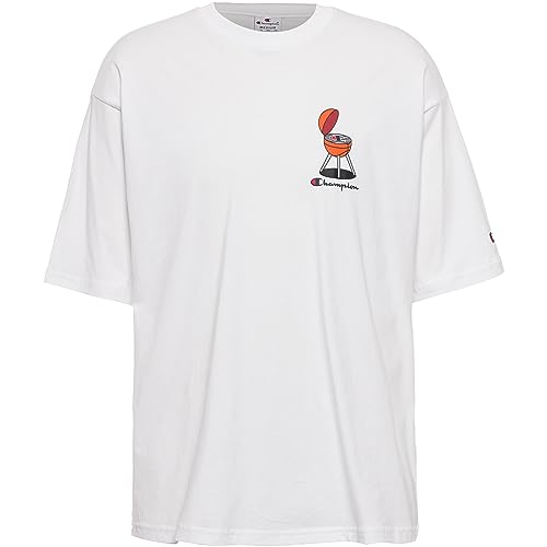 Champion Męski t-shirt Rochester 1919 Graphic Gallery T-Shape S-s, biały, XL, biały, XS