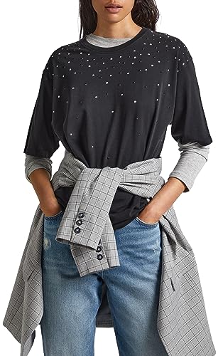 Pepe Jeans Koszulka damska Cadence, czarny (czarny), L