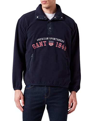 GANT Sweter męski, niebieski (Evening Blue), 4XL