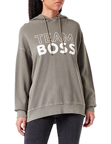 BOSS Bluza damska, ciemnozielona, M