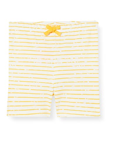 Koton Striped Drawstring Short Cotton Spodenki Dziecko, Żółty pasek (18z), 12-18 mesi