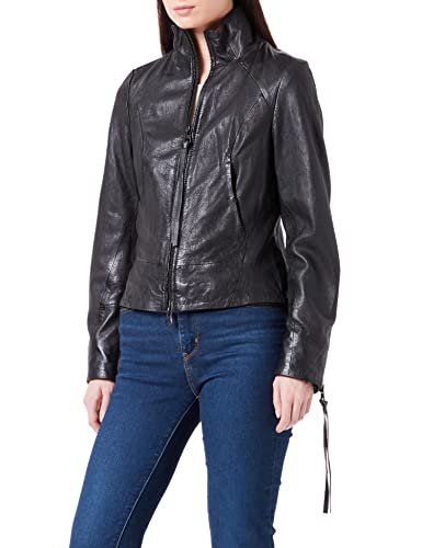 Freaky Nation Damska kurtka skórzana Elina-FN - czarna, L