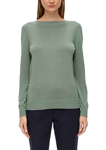 s.Oliver damski sweter z długim rękawem, zielony 32, zielony, 32