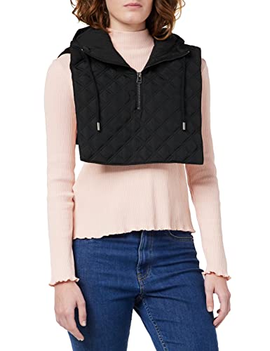 ONLY Damski sweter ONLJENNI LIFEQUILT WINTERHOOD Collar Acc Pullunder, czarny, jeden rozmiar, czarny, jeden rozmiar