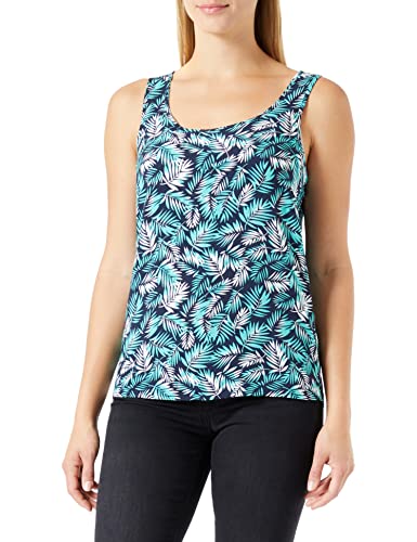 ONLY Damski top Onlvanessa Life Fr S/L PTM, Night Sky/Aop: Palm, 36