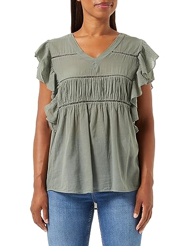 TILDEN Damska bluzka 37331004, oliwkowa, XL, oliwkowy, XL