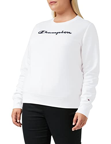 Champion Damska bluza Legacy - Classic Logo Crewneck, biały, 3XL