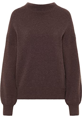 Jalene Damski sweter z dzianiny oversize 81133471, brązowy, XS/S, brązowy, XS-S