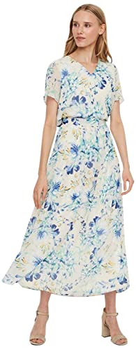 VERO MODA Damska koszulka Vmjasmine S/S Top WVN Ga Ce, Brzoza/Aop: jaśmin, S