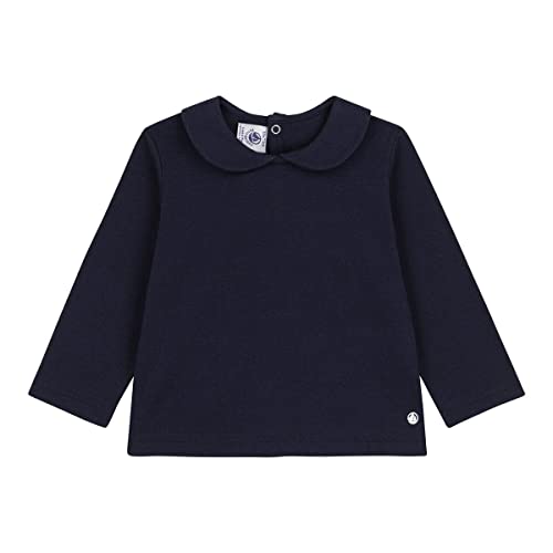 Petit Bateau Bluzka z Długim Rękawem Bimba, Niebieski Smoking, 24 miesięcy