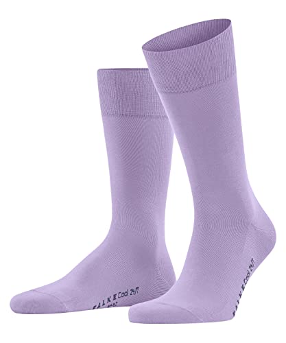 FALKE Mężczyźni Skarpety Cool 24/7 M SO Organiczna Bawełna jednokolorowe 1 Para, Fioletowy (Lupine 6903), 45-46