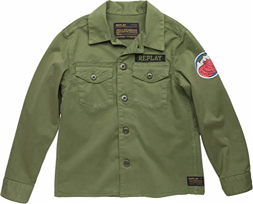 Replay Koszula chłopięca SB8113, 806 military, 4A, 806 MILITARY, 4 lat