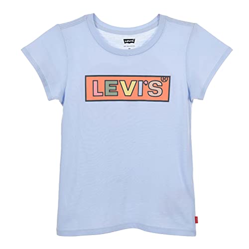 Levi's Kids Koszulka dziewczęca Lvg z krótkim rękawem graficzna koszulka, Fajny zmierzch, 6 Lata