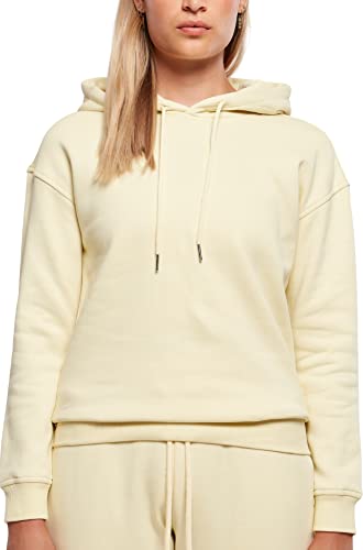 Urban Classics Damska bluza z kapturem Organic Hoody, miękka żółta, S